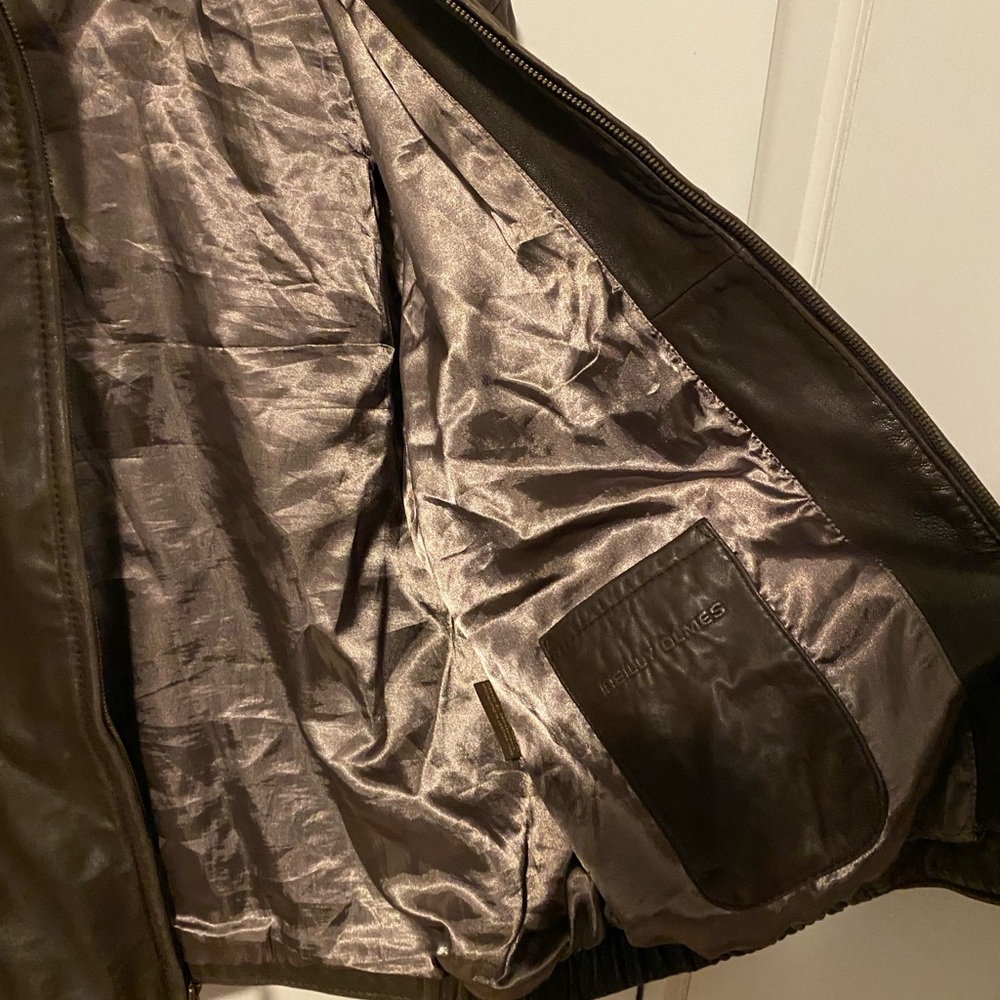 Reilly Olmes Collection Genuine Men’s Leather Jacket View 4